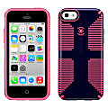 Speck® CandyShell™ Grip Case For Apple® iPhone® 5c, Berry Black Purple/Bubblegum Pink