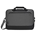 Targus® Cypress EcoSmart Briefcase With 15.6" Laptop Pocket, Light Gray