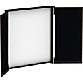Lorell® Dry-Erase Whiteboard Presentation Cabinet, 47-5/16"H x 47-5/16"W x 4-13/16"D, Black 1 thumbnail image