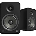 Kanto YU6MB 2.0 Bluetooth Speaker System - 100 W RMS - Matte Black - Bookshelf - 50 Hz to 20 kHz - USB 1 thumbnail image