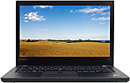 Lenovo® ThinkPad® T470 Refurbished Laptop, 14" Screen, Intel® Core™ i5, 16GB Memory, 512GB Solid State Drive, Windows® 10 Pro 1 thumbnail image