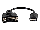 C2G HDMI to DVI-D Adapter - HDMI to Single Link DVI-D Converter - M/F - Video converter - HDMI - DVI - black 1 thumbnail image