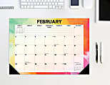 2025 Willow Creek Press Monthly Desk Pad Calendar, 17” x 12”, Rainbow Gradient, January 2025 To December 2025, 47842 1 thumbnail image