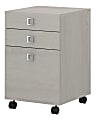 kathy ireland® Office by Bush Business Furniture Echo 16-1/3"D Vertical 3-Drawer Mobile File Cabinet, Gray Sand, Standard Delivery 1 thumbnail image