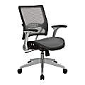 Office Star™ Space Seating 67 Series Ergonomic Light Air Grid Mid-Back Chair, Black