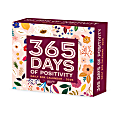 2025 Willow Creek Press Daily Desk Box Calendar, Inspirational, 5-1/2” x 6-1/4”, 365 Days of Positivity, January To December, 40553
