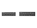 StarTech.com Multi-Input HDBaseT Extender Kit with Built-In Switch and Video Scaler - DisplayPort HDMI and VGA Over CAT6 or CAT5 - ST121HDBTSC 1 thumbnail image