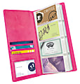 FORAY™ Distressed Business Card Holder, 144-Card Capacity, Pink 1 thumbnail image