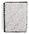 Office Depot® Brand Reversible Sequins Notebook, 6 1/2" x 8", 1 Subject, 180 Pages (90 Sheets), Silver 1 thumbnail image