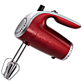 Brentwood 5-Speed Hand Mixer, Red