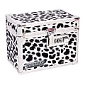 Vaultz Medicine Box, 5-1/4”H x 4-1/2”W x 6-3/4”L, Leopard
