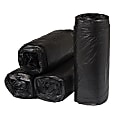 Inteplast HDPE Can Liners, 19 Microns, 38" x 58", Black, Pack Of 150 Liners 1 thumbnail image
