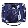 PackIt® Freezable Hampton Lunch Bag, 8-1/2"H x 10-1/2"W x 7-3/4"D, Navy Leaves 1 thumbnail image