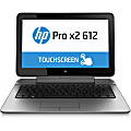 HP Pro x2 612 G1 12.5" Touchscreen LCD 2 in 1 Notebook - Intel Core i5 (4th Gen) i5-4302Y Dual-core (2 Core) 1.60 GHz - 8 GB DDR3 SDRAM - 256 GB SSD - Windows 8.1 Pro 64-bit - 1920 x 1080 - Hybrid 1 thumbnail image