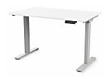Humanscale eFloat Go 2.0 Sit/Standing Desk, Rectangular, White/Silver Base, FYH12TS3060WH 1 thumbnail image