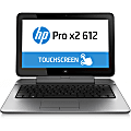 HP Pro x2 612 G1 12.5" Touchscreen LCD 2 in 1 Notebook - Intel Core i5 (4th Gen) i5-4302Y Dual-core (2 Core) 1.60 GHz - 8 GB DDR3L SDRAM - 180 GB SSD - Windows 7 Professional 64-bit upgradable to Windows 8.1 Pro - 1920 x 1080 - Hybrid