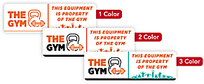 Custom Printed Outdoor Weatherproof 1-, 2- Or 3-Color Labels And Stickers, 15/16" x 3" Rectangle, Box Of 250 Labels 1 thumbnail image