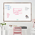 U Brands Decor Magnetic Dry-Erase Board, 72" X 48", Rustic Wood Frame, Actual Size 70" X 47" (4896U00-01) 1 thumbnail image