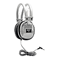 HamiltonBuhl™ SchoolMate™ Deluxe HA7 Mono/Stereo Headphones With 3.5mm Plug, Silver/Black 1 thumbnail image