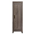 Sauder Adept Engineered Wood Narrow Storage Cabinet, 3 Adjustable Shelves, Fossil Oak