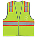 Ergodyne GloWear Safety Vest, 2-Tone, Type-R Class 2, 4X/5X, Lime, 8246Z