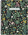 2023-2024 Willow Creek Press Softcover Weekly/Monthly Academic Planner, Botanical Nature, 9” x 6-1/2”, July 2023 To June 2024 