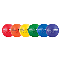 Champion Sports Rhino Skin Low Bounce Dodgeball Set - 8" - Low Density Foam - Red, Orange, Yellow, Green, Blue, Purple - 15 / Pack