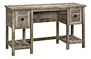 Sauder® Granite Trace 54"W Home Office Desk, Rustic Cedar