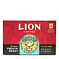 Lion Coffee Single Serve Pods, French Roast, Pack Of 12 Pods 1 thumbnail image