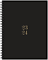 2023-2024 Willow Creek Press Softcover Weekly/Monthly Academic Planner, 9” x 6-1/2”, Black, July 2023 To June 2024  1 thumbnail image