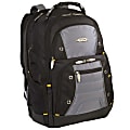Targus Drifter II Plus TSB702US Carrying Case (Backpack) for 16" Notebook - Black, Gray
