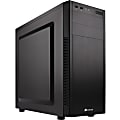 Corsair Carbide Series 100R Silent Edition Mid-Tower Case - Mid-tower - Black - Steel - 6 x Bay - 2 x 4.72" x Fan(s) Installed - 0 - ATX, Micro ATX, Mini ATX Motherboard Supported - 10.58 lb - 5 x Fan(s) Supported 1 thumbnail image