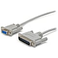 StarTech.com 10 ft Cross Wired DB9 to DB25 Serial Null Modem Cable - F/M - Null modem cable - DB-9 (F) to D - SCNM925FM 1 thumbnail image