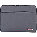 Swiss Mobility Carrying Sleeve For 13.3" Laptops, Gray
