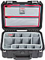 SKB Cases iSeries Protective Electronics Case With Dividers And Lid Organizer, 15" x 10-1/2" x 5-7/8"