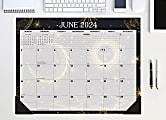 2023-2024 Willow Creek Press Academic Monthly Oversized Desk Pad Calendar, 22" x 17", Celestial, July 2023 To June 2024 