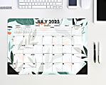 2023-2024 Willow Creek Press Academic Monthly Desk Pad Calendar, 12” x 17”, Botanical Bliss, July 2023 To June 2024 