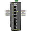 Perle IDS-108FPP - Industrial PoE Switch - 9 Ports - Fast Ethernet - 10/100Base-T, 100Base-LX - 2 Layer Supported - Optical Fiber, Twisted Pair - Rack-mountable, Panel-mountable, Rail-mountable, Wall Mountable - 5 Year Limited Warranty 1 thumbnail image