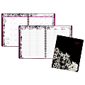 AT-A-GLANCE® Fashion Weekly/Monthly Planner, 8 1/2" x 11", 30% Recycled, FloraDoodle, January 2017 to January 2018