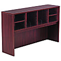 Alera® Valencia Series 60" Open Storage Hutch, 36"H x 60"W x15"D, Mahogany 1 thumbnail image