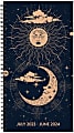 2023-2024 Willow Creek Press Academic Weekly/Monthly Spiral Planner, 4” x 6-1/2”, Celestial Soul, July 2023 To June 2024 