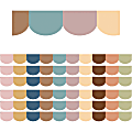 Teacher Created Resources Scalloped Border Trim, Everyone Is Welcome, 35' Per Pack, Set Of 6 Packs