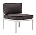 Zuo® Outdoor Golden Beach Guest Seating, Middle Chair, 24"H x 24 2/5"W x 26"D, Gray