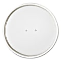 Dart® Paper Lids For 32-Oz Food Containers, 4 5/8", White, 25 Lids Per Bag, Case Of 20 Bags