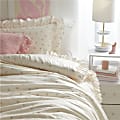 Dormify Isabel Ruffle Floral Comforter and Sham Set, Twin/Twin XL, Ivory