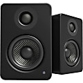 Kanto YU2MB 2.0 Speaker System - 50 W RMS - Matte Black - Stand Mountable - Desktop - 80 Hz to 20 kHz - USB - 1 Pack