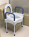 Medline Bariatric X-Wide Raised Toilet Seat, White 1 thumbnail image