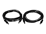 Sanus CAPW06 - Power cable - 6 ft - black (pack of 2) 1 thumbnail image