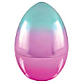 Amscan Jumbo Easter Eggs, 9-1/2"H x 6-1/2"W x 6-1/2"D, Multicolor, Pack Of 2 Eggs