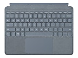 Microsoft Signature Type Cover Keyboard/Cover Case Microsoft Surface Go, Surface Go 2 Tablet - Ice Blue - Fabric, Alcantara Body - 7.5" Height x 9.8" Width x 0.2" Depth